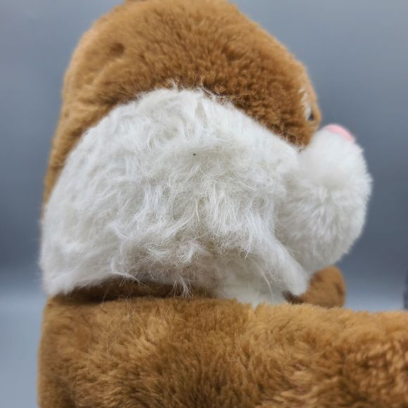 Daekor Vintage Pot Belly Bunny Rabbit Brown White 1979 16” Plush Stuffed Animal - Picture 13 of 16